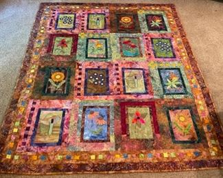 SOLD.......Finished Quilt 70" x 57" (M001)
