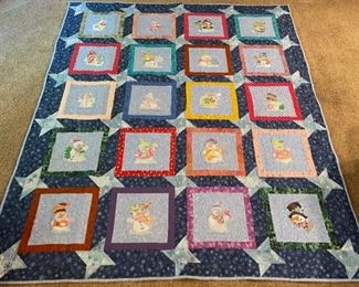 SOLD.............Finished Quilt 65" x 53" (M004)