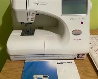 Janome Memory Craft Sewing Machine Model 9000