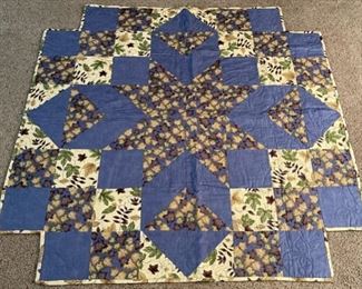 SOLD...............Finished Quilt 44" x 45" (M046)
