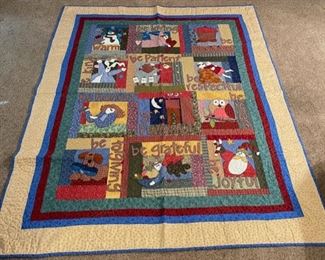 SOLD.................Finished Quilt 68" x 54" (M042)