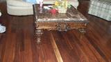 Solid Wood, Marble top cocktail table