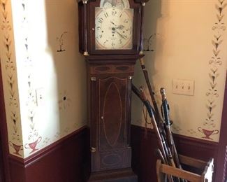 Henry Ford Museum & Greenfield Village American Life Collection Reproduction Thomas Harland grandfather clock.