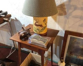 Wisconsin Pottery Lamp