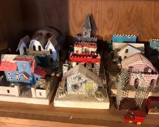 Putz Carboard houses and church