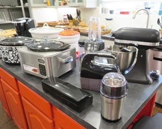 KitchenAid mixer, small appliances