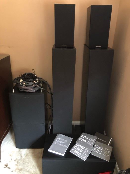 Bowers & Wilkins 7 Speaker Set  Like new used less than 2 years.  Purchased from Best Buy.  $1800