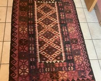 Area Throw Rug Possibly Persian