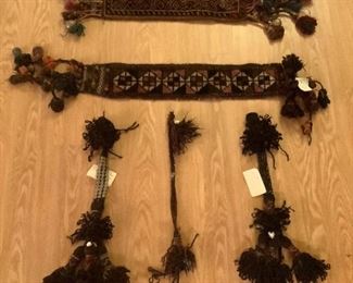 Vintage Persian Horse Bands and Tassels