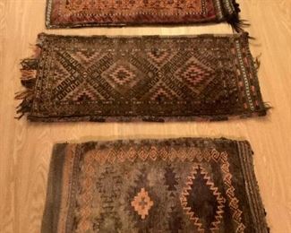 Vintage Possibly Persian Throw Pillow Rugs II