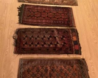Vintage Possibly Persian Throw Pillow Rugs