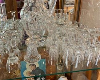 Crystal Stemware and Pitcher