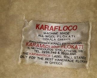 Karafloco Hand Woven Genuine Greek Flokati Shag Area Rug,