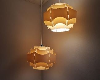 mid century light fixture 