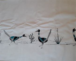 Large roll of fabric