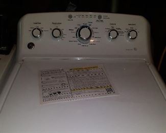 4.2 cu.ft washer GE stainless steel basket