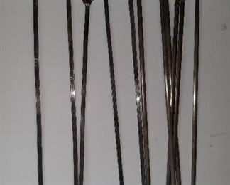 brass & stainless steel  skewers