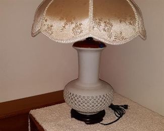 set of porcelain lamps
