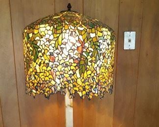 stained- glass floor lamp