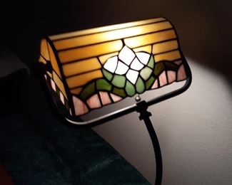 small desk lamp stained glass