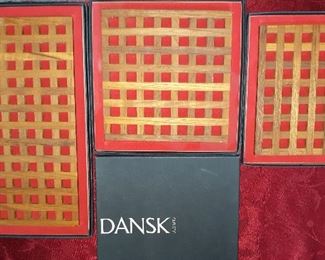 mid-century modern Dansk Trivet total of 3 