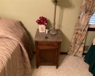 Marble top end tables or night stands