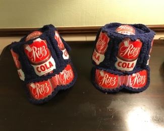 Ritz cola hats, handmade