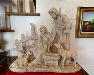	#51	Holy Family 21"x18". As is-staff repaired. 	 SOLD			