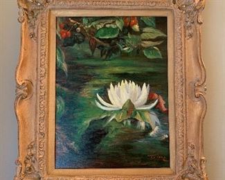 	#73	Water Lily original painting 18"x22"	 SOLD		