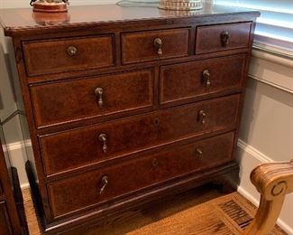 	#80	Milling Road Baker Furniture wooden chest with 7 drawers 34"x18"x32". As is-top.	 SOLD				