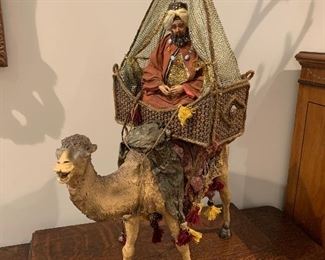 	#86	Department 56 Neapolitan Collection wise man on camel with canopy 25"	SOLD		
