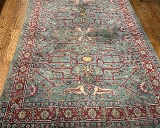 	#87	Hand knotted rug 98"x66"	SOLD		