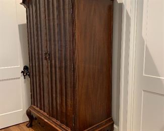 	#88	Alfonso Marina Armoire with inlaid wood trim 43"x24"x86"	SOLD		