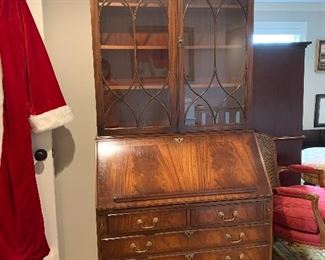 	#91	Antique secretary made in England by Bevan Funnell Limited with leather down desk area 37"x18"x84"	SOLD		