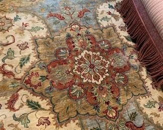 	#103	Hand knotted rug 122"x107"	 SOLD	