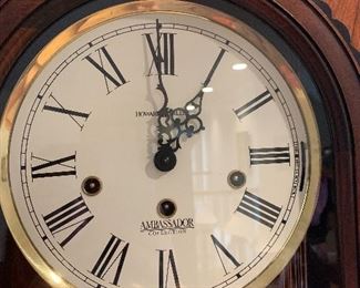 	#104	Howard Miller "Ambassador Collection" wall clock 32"x7"x11.5"	SOLD		