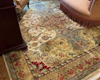 	#103	Hand knotted rug 122"x107"	SOLD	loft