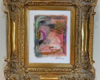 	#106	Original abstract art 15"x17"	SOLD		