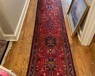 	#114	Hand knotted runner 147"x26"	 $350.00 			