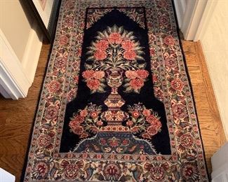 	#113	Hand knotted rug 63"x45"	SOLD