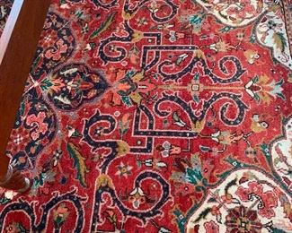 	#124	Hand knotted rug 132"x99"SOLD		