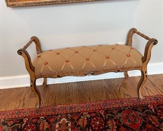 	#126	Upholstered bench 37"x15"x22"	SOLD