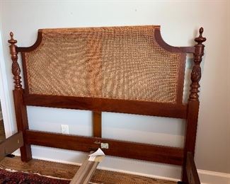 	#123	Milling Road Baker Furniture Cane queen bed	SOLD