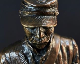 Harold T Holden Bronze Civil War Soldier CORP. NESS buy on StubbsEstates.com
