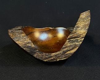 Modero Negro Wooden Bowl By artist Arturo Solano - buy on StubbsEstates.com