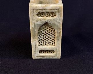 Vintage Soapstone Censer or Pencil Stand - buy on StubbsEstates.com