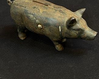 Cast Iron Pig, Piggy Bank - buy on StubbsEstates.com
