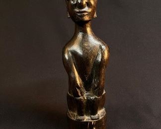 Vintage Carved Tanganyika African Figure w Endearing Face - buy on StubbsEstates.com
