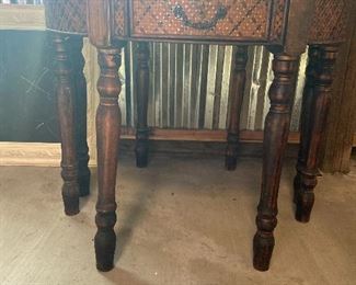 2 Half moon end tables/ wall tables 