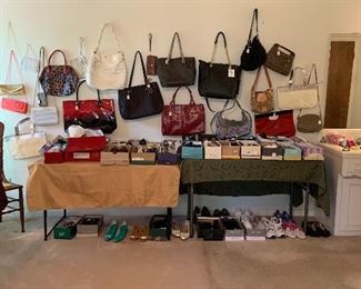 purses and brand new shoes ladies size 9 & 10